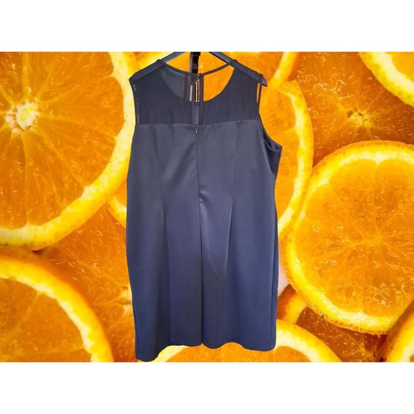 Classic Collection Black Mini Dress with Beading on the Collar Size 3X‎ - Picture 7 of 8